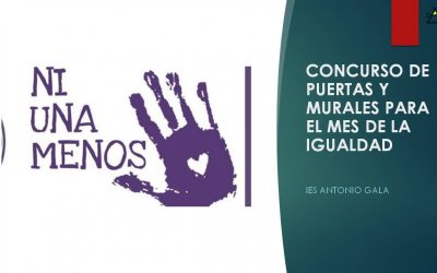 Concurso de puertas y murales para el mes de la igualdad