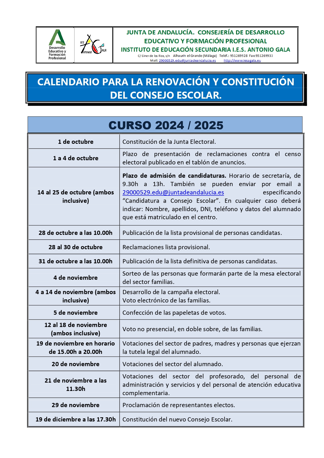Consejo escolar 22-23