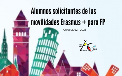 Listado de alumnos solicitantes de la movilidad Erasmus + en F.P.