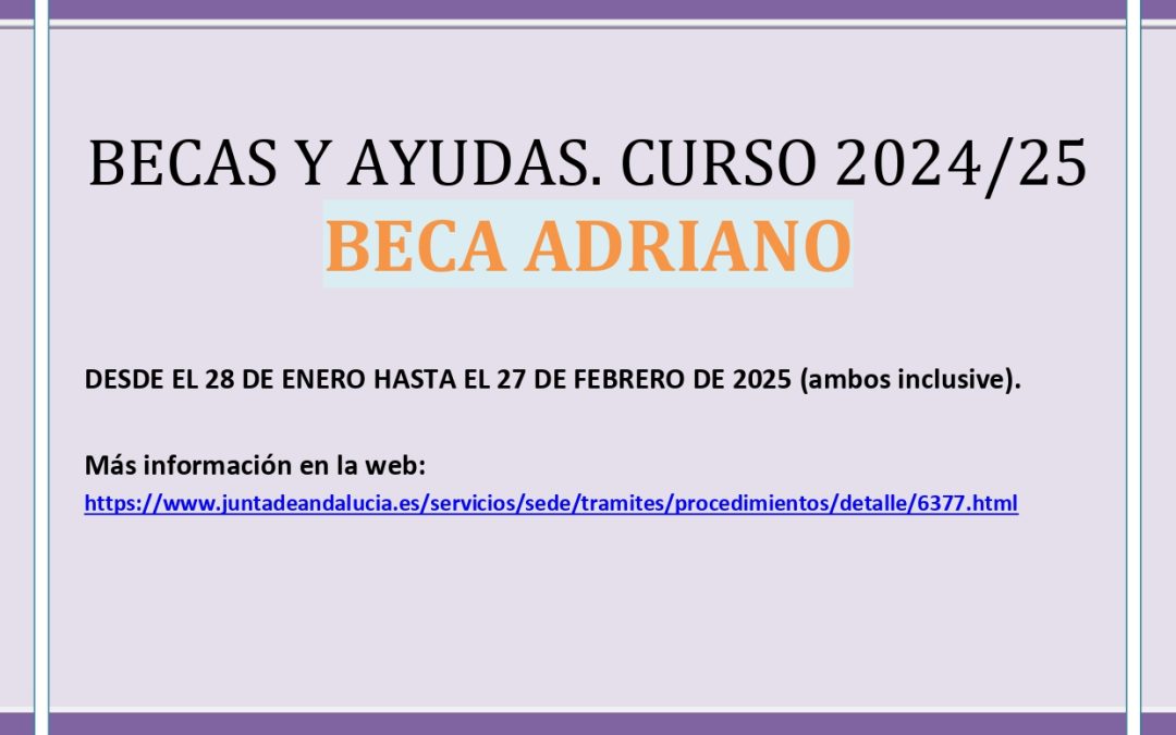 BECA ADRIANO