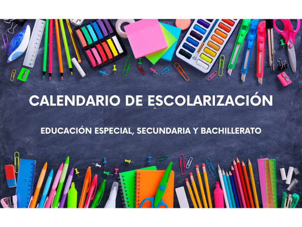 Calendario de escolarización 25-26