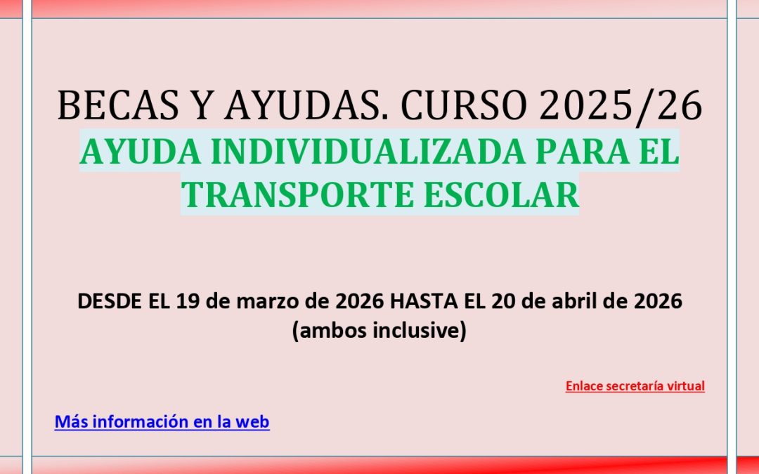 AYUDAS AL TRANSPORTE